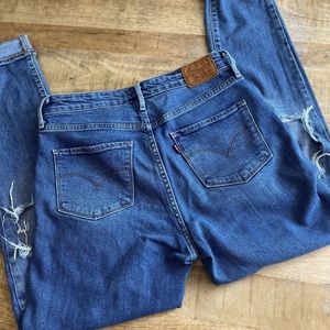 721 LEVI’S HIGH RISE SKINNY JEANS sz 28/30